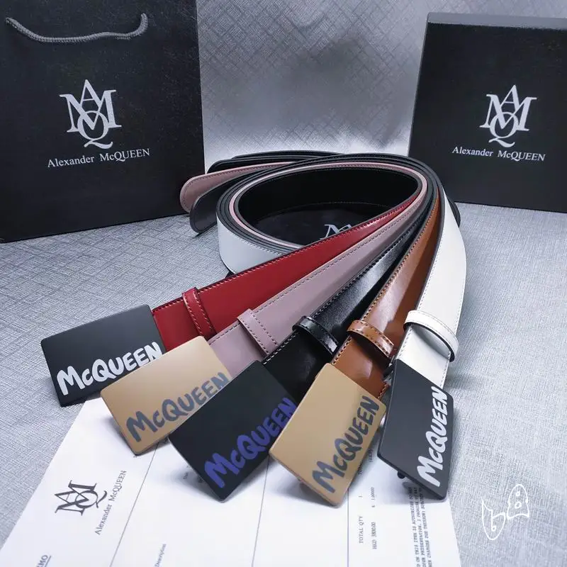 McQueen belt 38mmX80-125cm lb071803